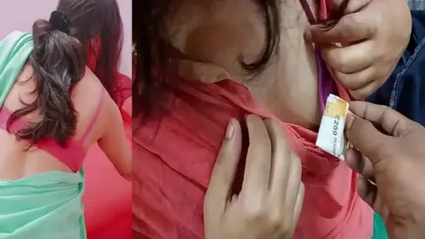 सेक्सी नौकरानी को रुपया चुराते हुए पकरा बदले मे चोट दी वीडियो
