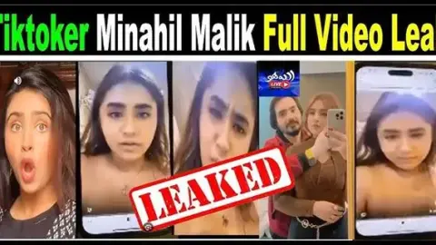 पाकिस्तानी टिकटॉक स्टार मिनाहिल मलिक (minahil malik sex mms) वीडियो