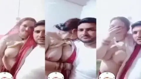 शर्मीली विलेज वाइफ बिग बूब्स दिखाती है पति के दोस्त को वीडियो